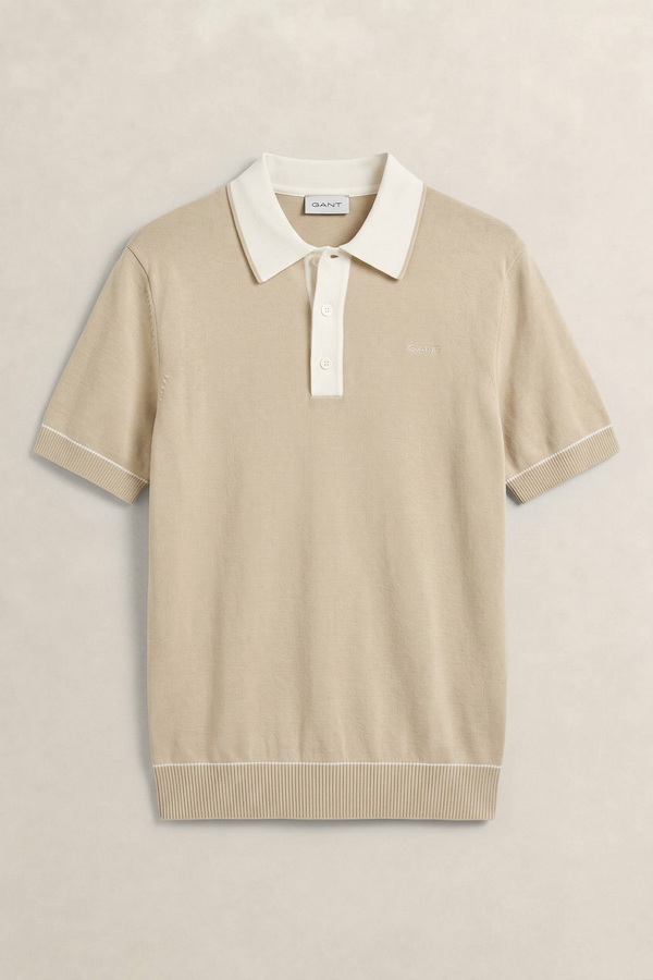 Cotton Modal Polo Sweater