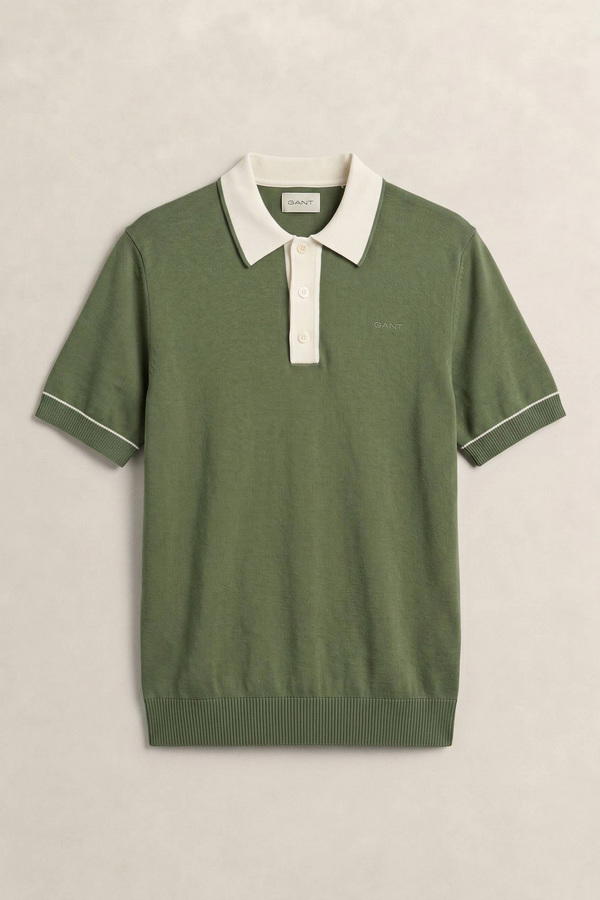 Cotton Modal Polo Sweater