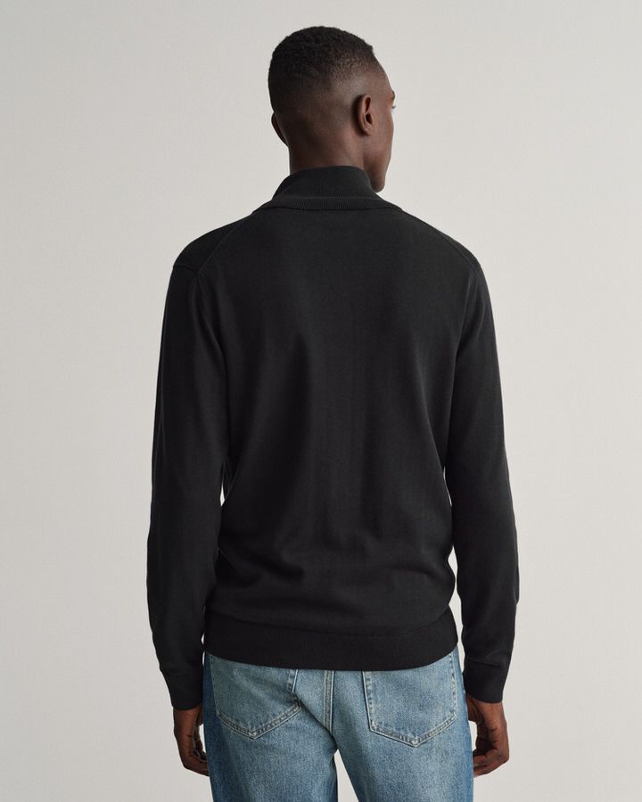 Classic Cotton Zip Cardigan