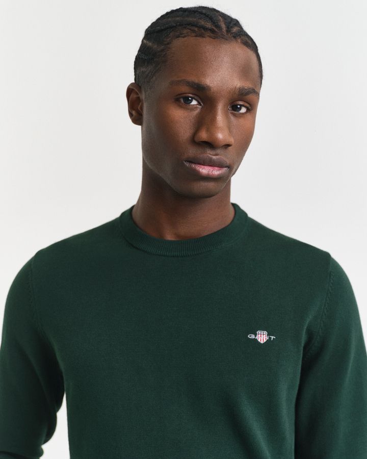 Classic Cotton Crew Neck Sweater