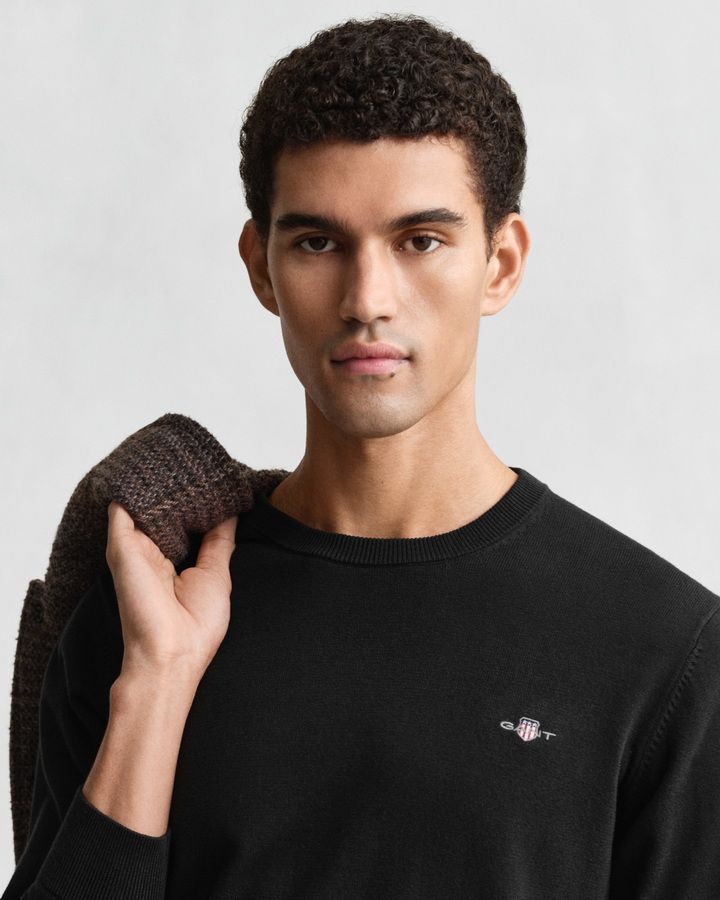 Classic Cotton Crew Neck Sweater