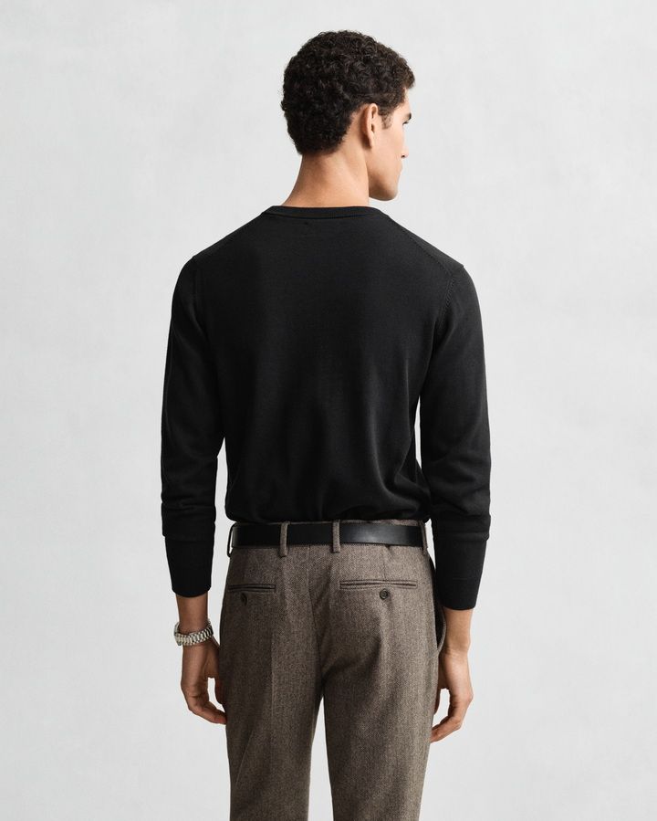 Classic Cotton Crew Neck Sweater