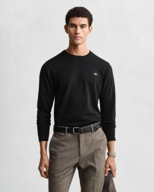 Classic Cotton Crew Neck Sweater