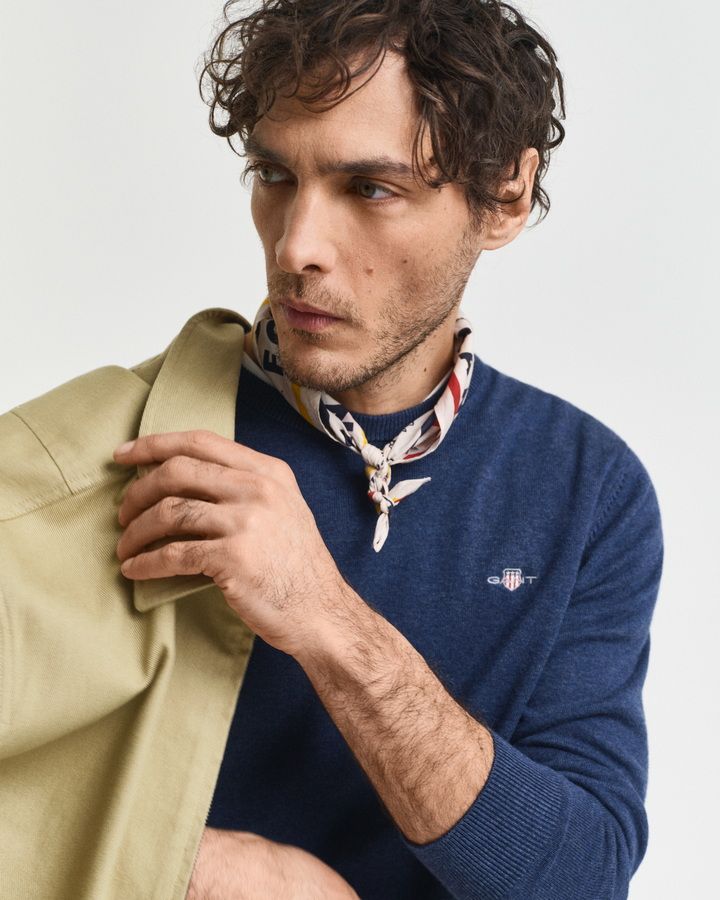 Classic Cotton Crew Neck Sweater