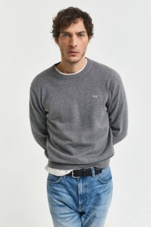 Classic Cotton Crew Neck Sweater