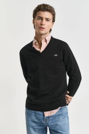 Classic Cotton V-Neck Sweater