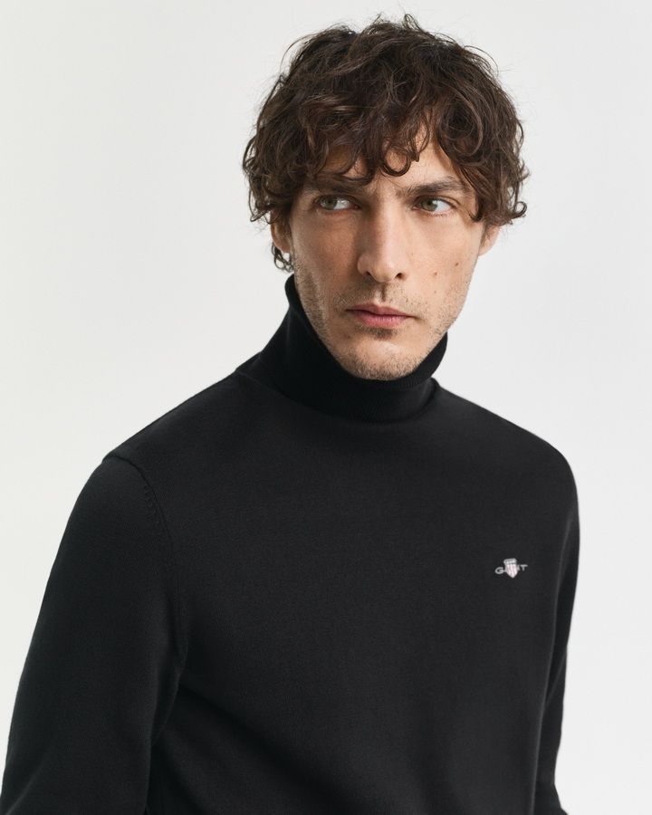 Classic Cotton Turtleneck Sweater