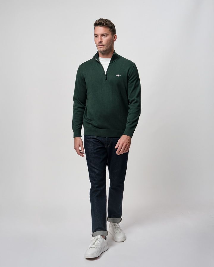 Classic Cotton Half-Zip Sweater