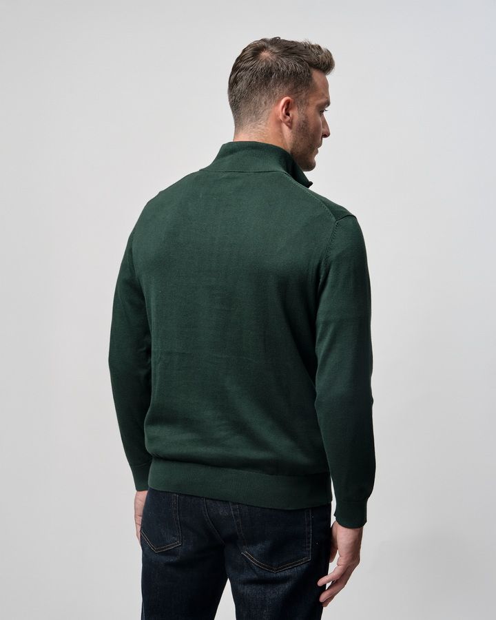 Classic Cotton Half-Zip Sweater