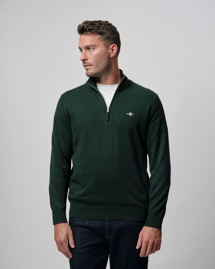 Classic Cotton Half-Zip Sweater