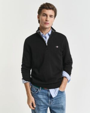 Classic Cotton Half-Zip Sweater