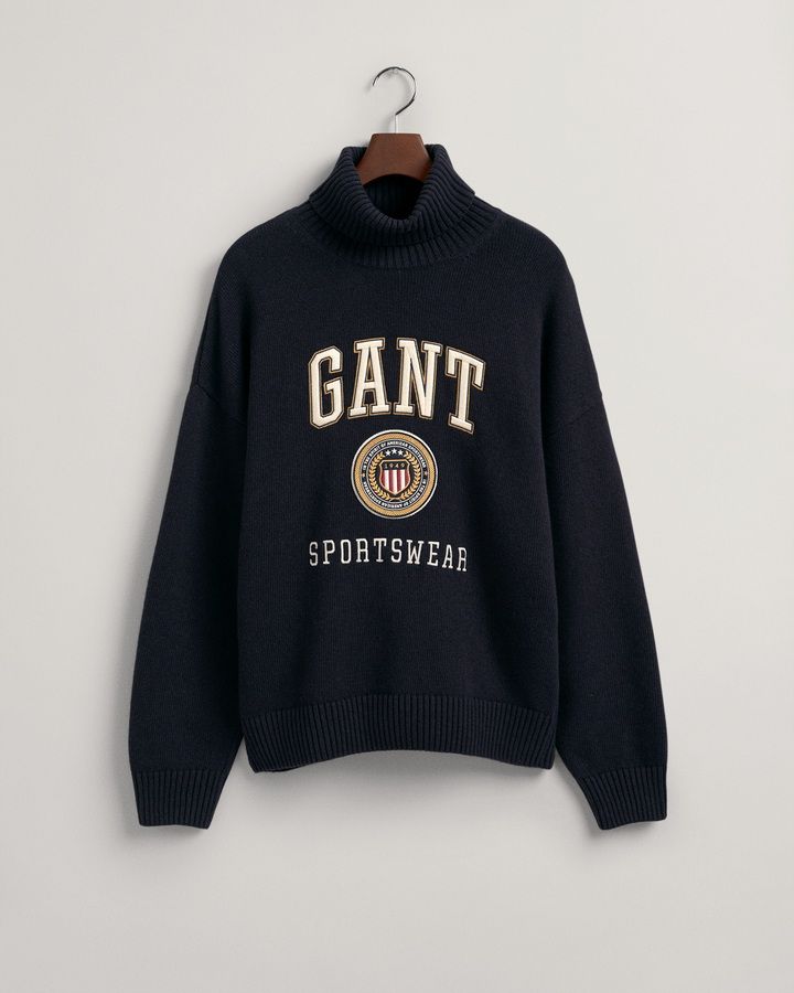 Crest Shield Rollneck Sweater