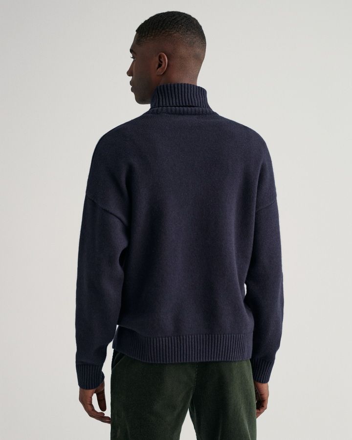 Crest Shield Rollneck Sweater