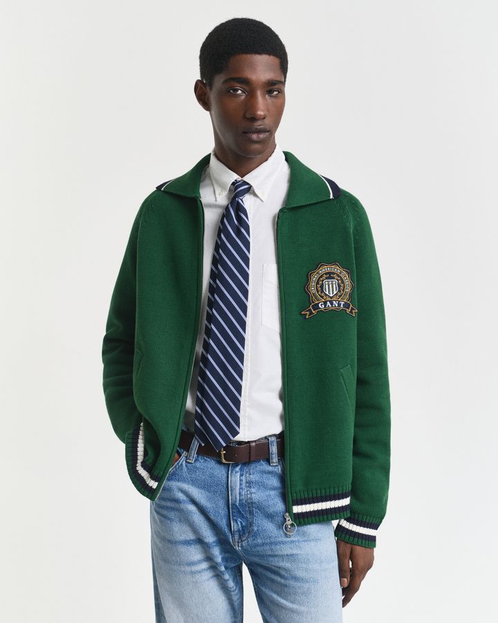 GANT 1949 Graphic Zipped Cardigan