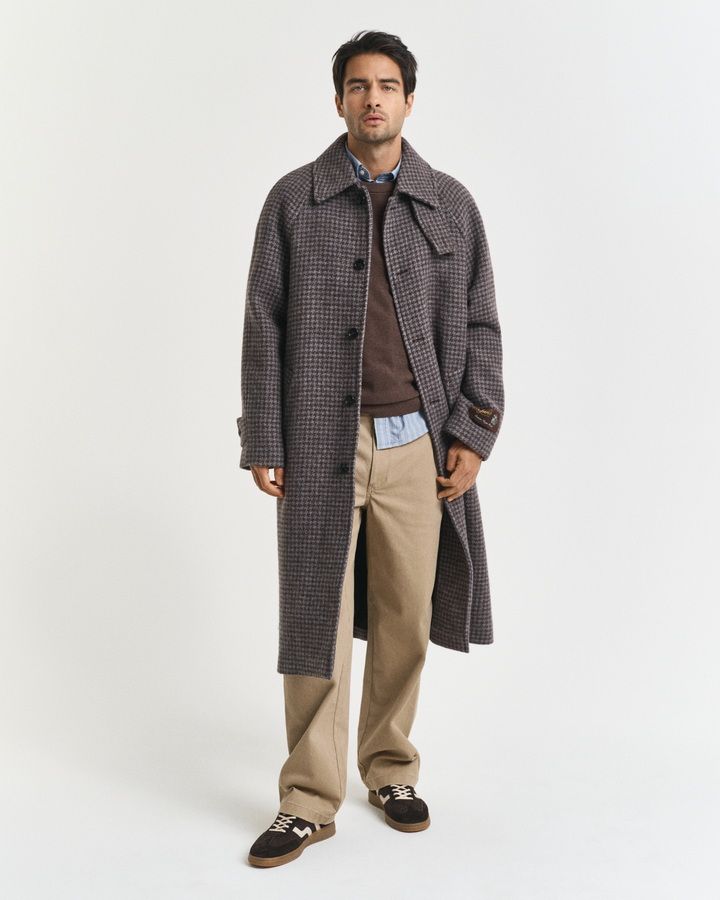 Cotton Pique Crew Neck Sweater