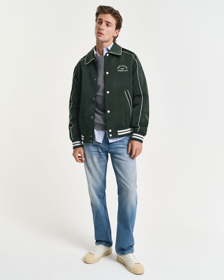 Cotton Pique Crew Neck Sweater