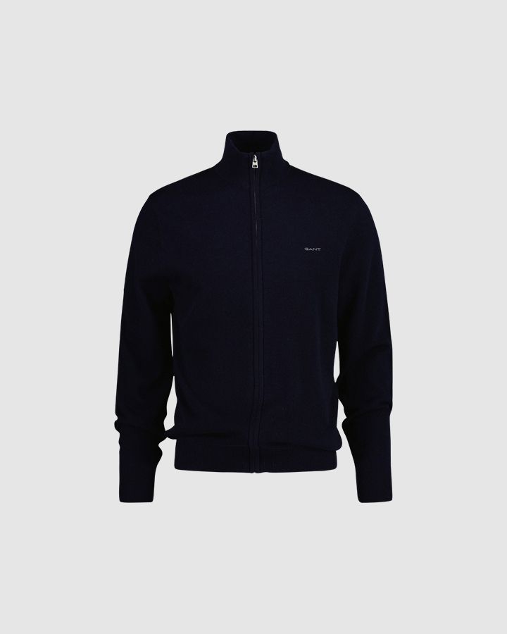 Extrafine Lambswool Zip Cardigan