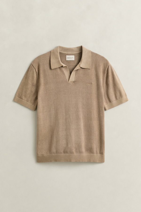 Sunfaded Polo Sweater