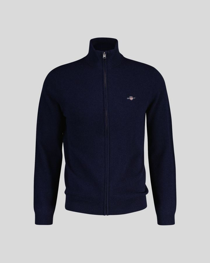 Extrafine Lambswool Zip Cardigan