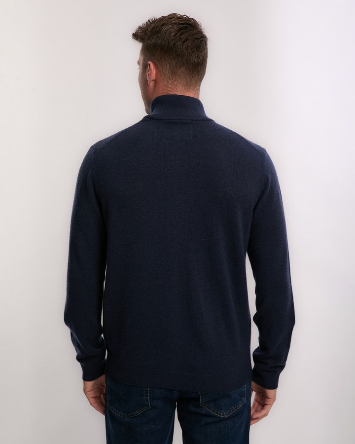 Extrafine Lambswool Zip Cardigan