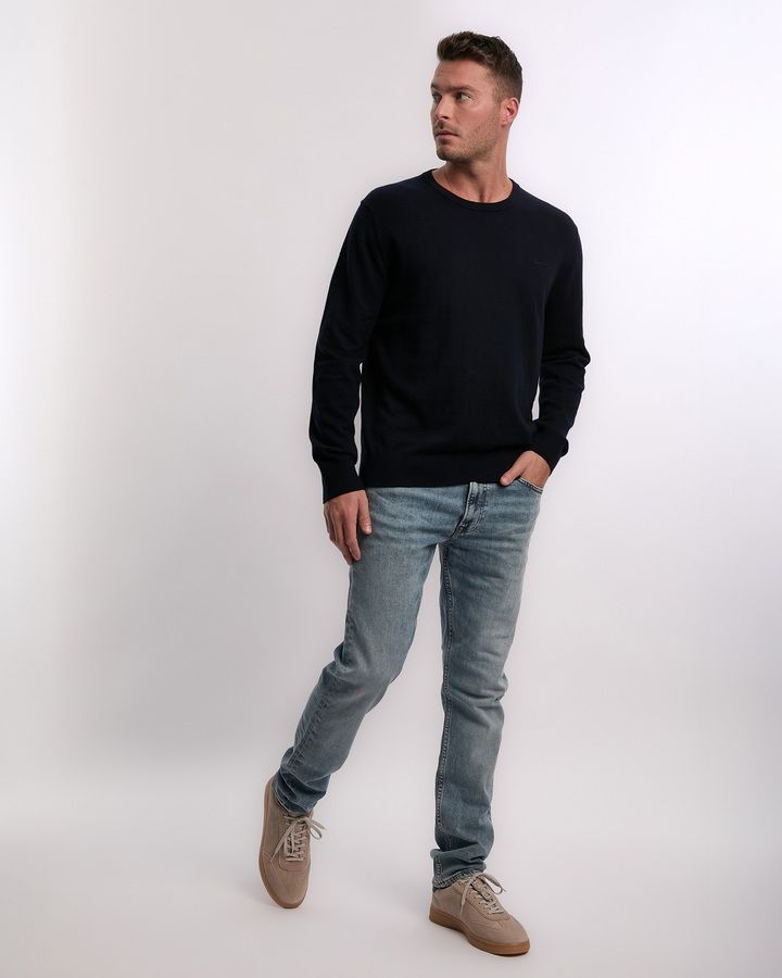 Cotton Cashmire C-Neck