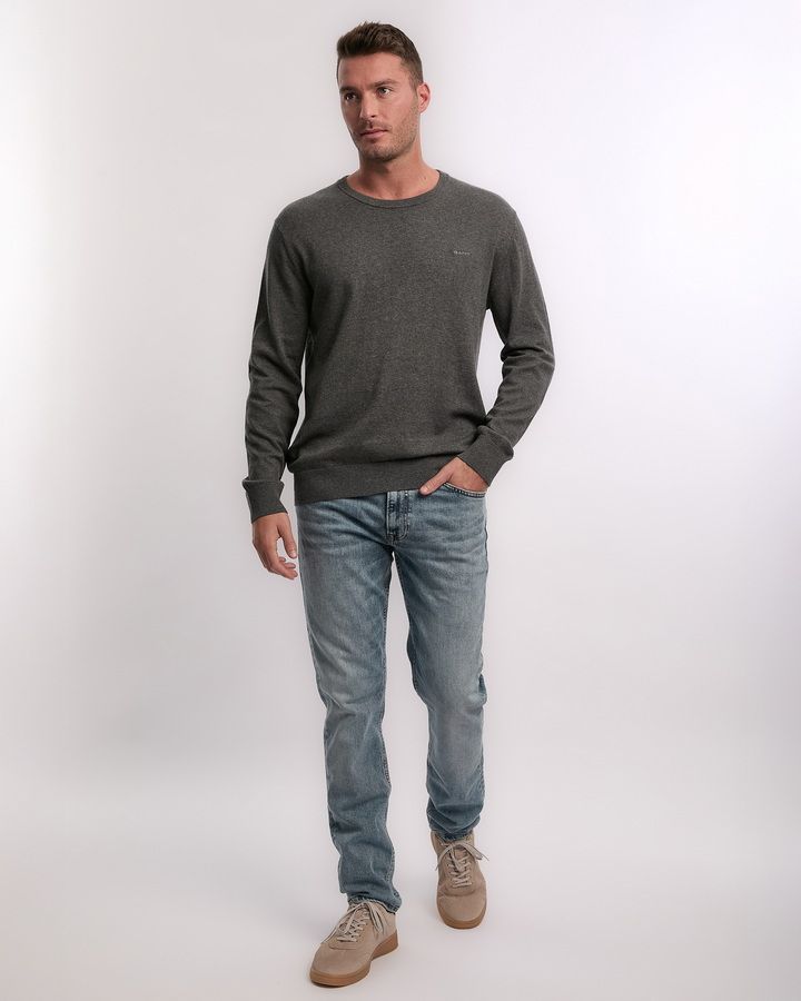 Cotton Cashmire C-Neck