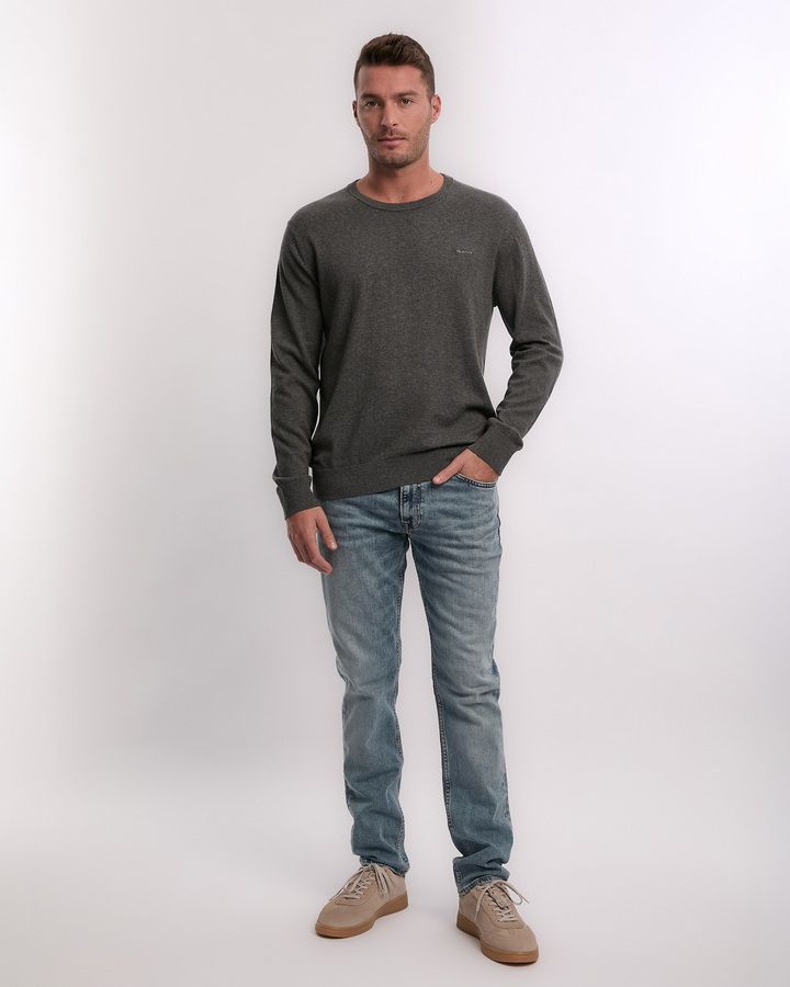 Cotton Cashmire C-Neck