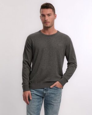 Cotton Cashmire C-Neck