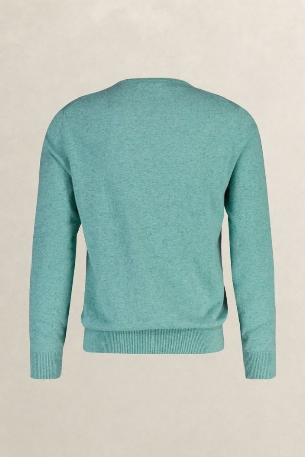 Slub Cotton Blend Sweater