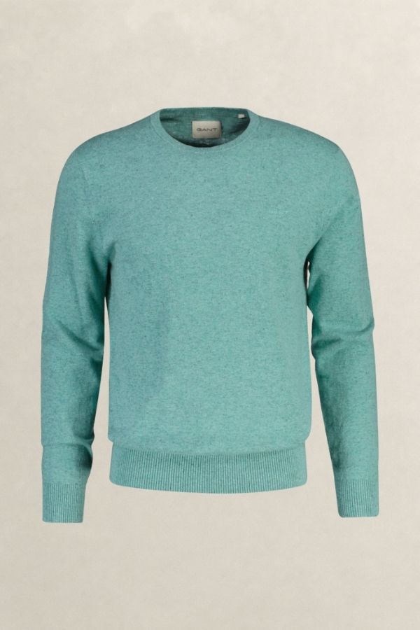 Slub Cotton Blend Sweater