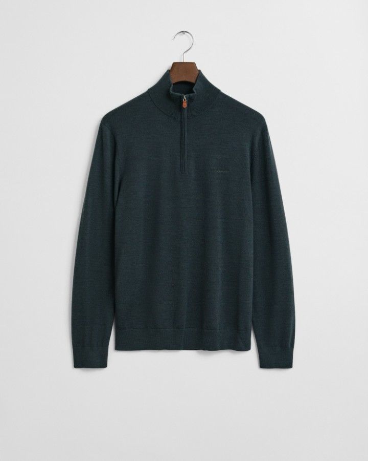 EXTRAFINE MERINO WOOL HALF ZIP