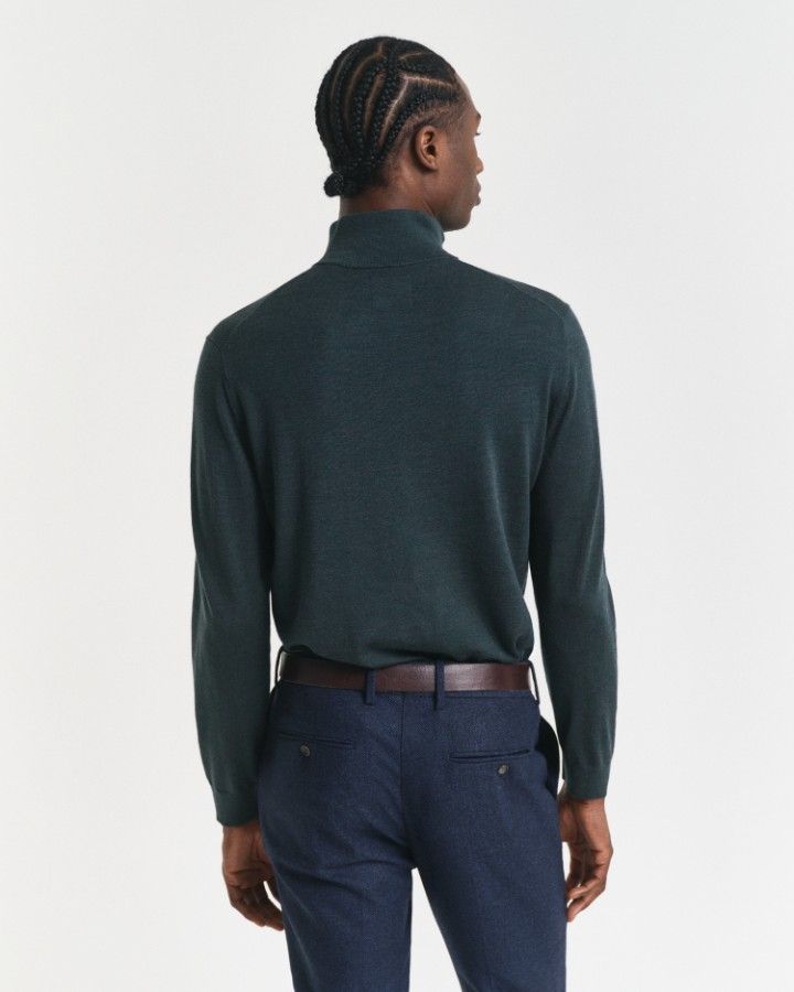 EXTRAFINE MERINO WOOL HALF ZIP