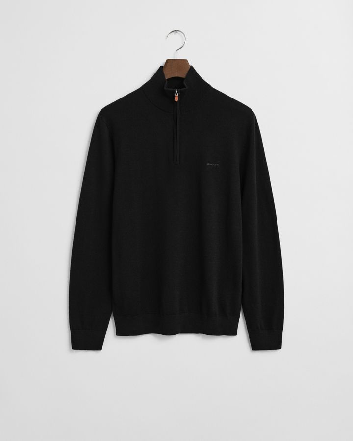 EXTRAFINE MERINO WOOL HALF ZIP