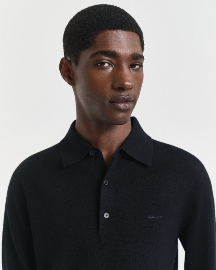 EXTRAFINE MERINO WOOL POLO