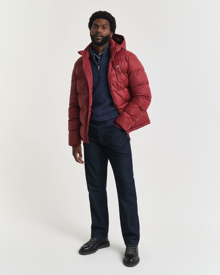 COTTON CABLE HALF ZIP