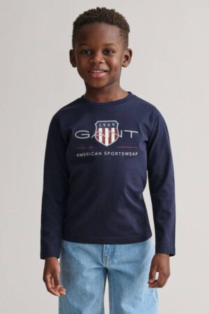 Kids Archive Shield Long Sleeve T-Shirt