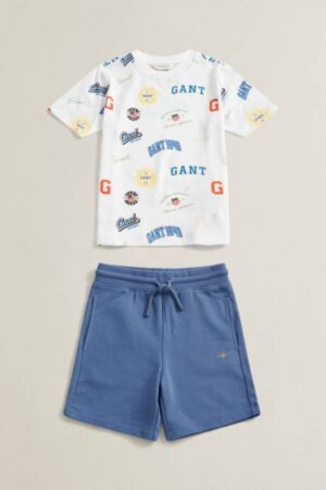 Boys AOP T-Shirt and sweatshort Set