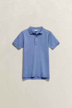 Teens Shield Pique Polo Shirt