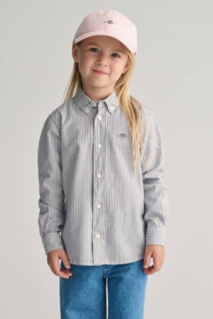 Kids Shield Striped Oxford Shirt