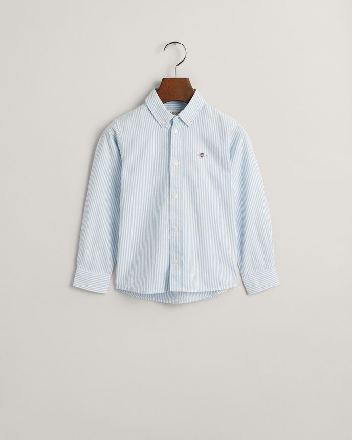 Kids Shield Striped Oxford Shirt