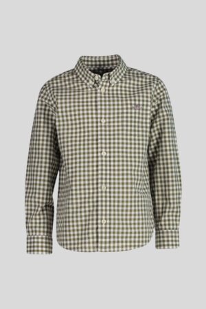Kids Poplin Gingham Shield Shirt