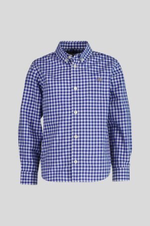 Kids Poplin Gingham Shield Shirt