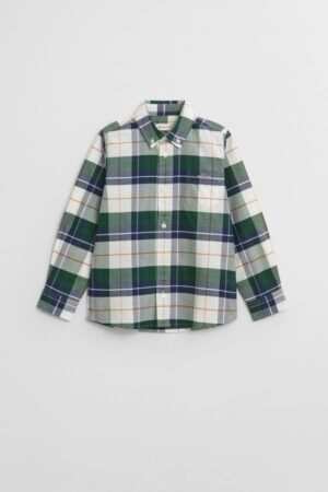 Kids Shield Checked Oxford Shirt