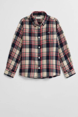 Kids Checked Flannel Shirt