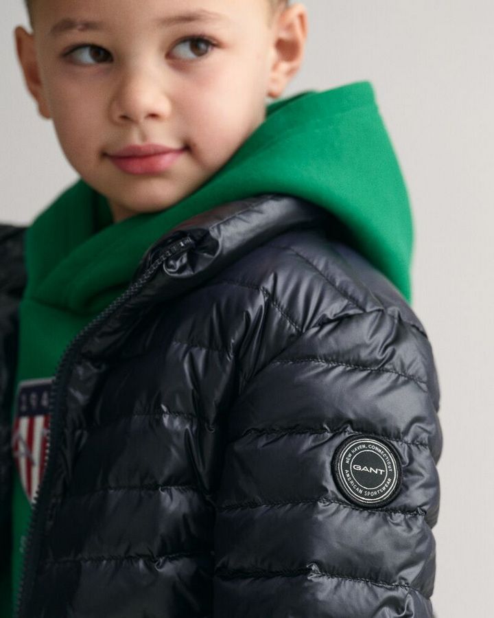 SHINY LIGHT PADDED DOWN JACKET