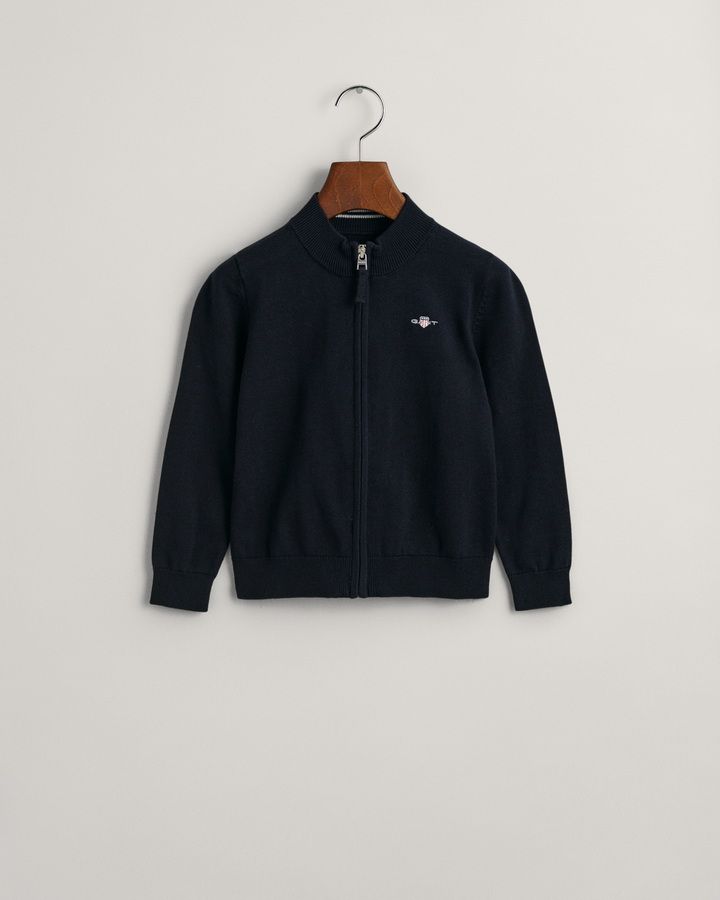 Kids Shield Cotton Zip Cardigan