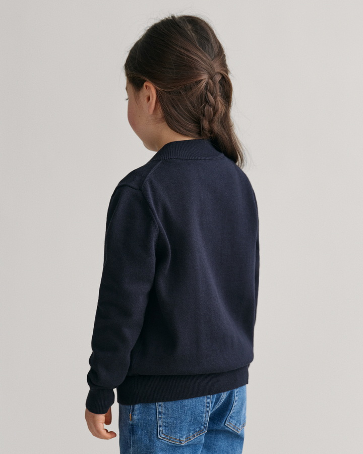 Kids Shield Cotton Zip Cardigan