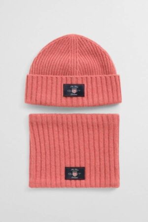 WOOL BLEND BEANIE SNOOD GIFT SET