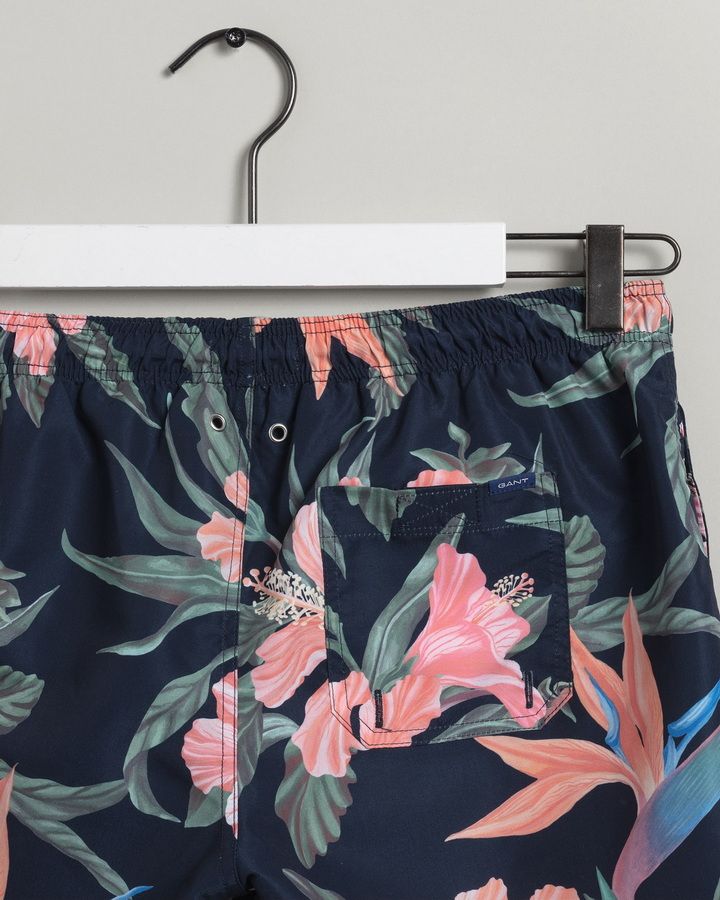 Teen Boys Tropical Print Swim Shorts