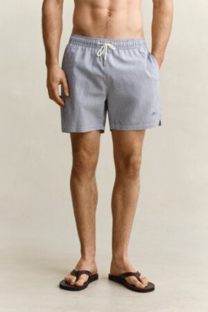 Striped Seersucker Swim Shorts
